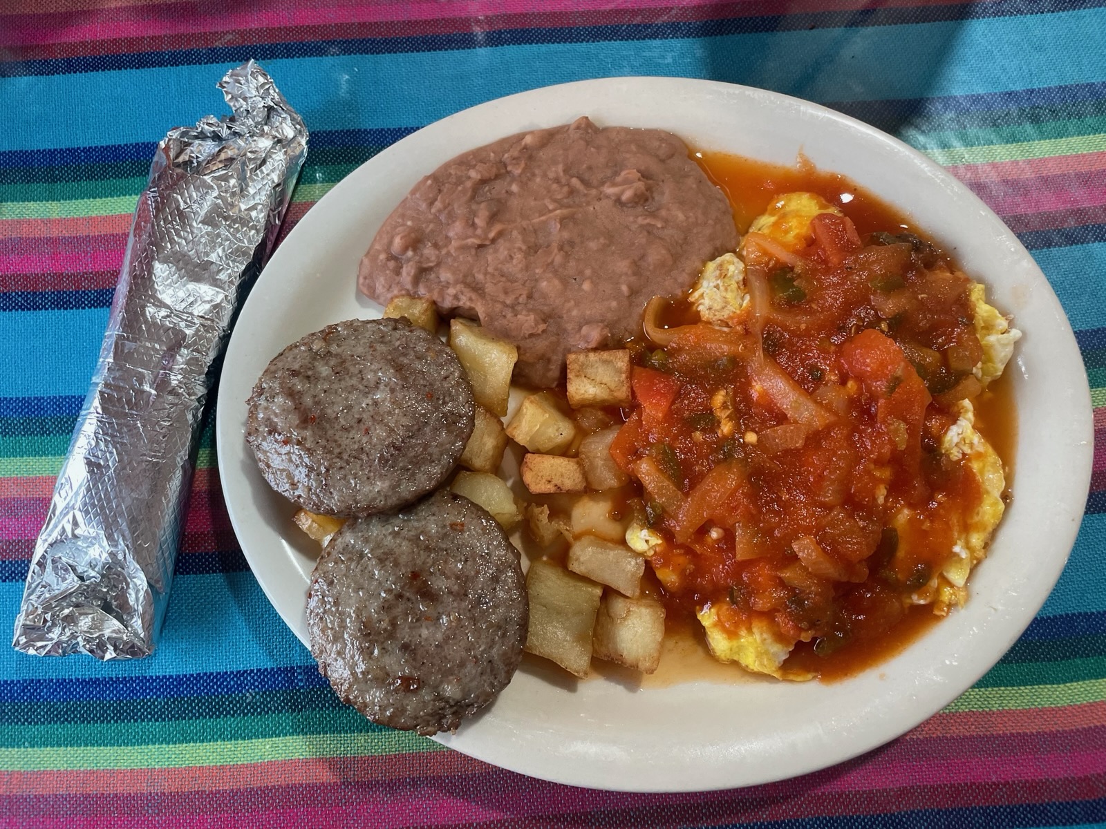 Tacos served at Reyna's Taco